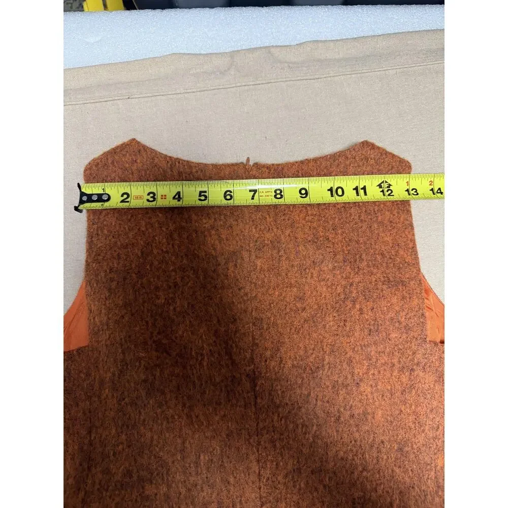 Blumarine Dress Womens IT 44 US 8 Brown Wool Blend Boucle Shift Made in Italy - Picture 13 of 14